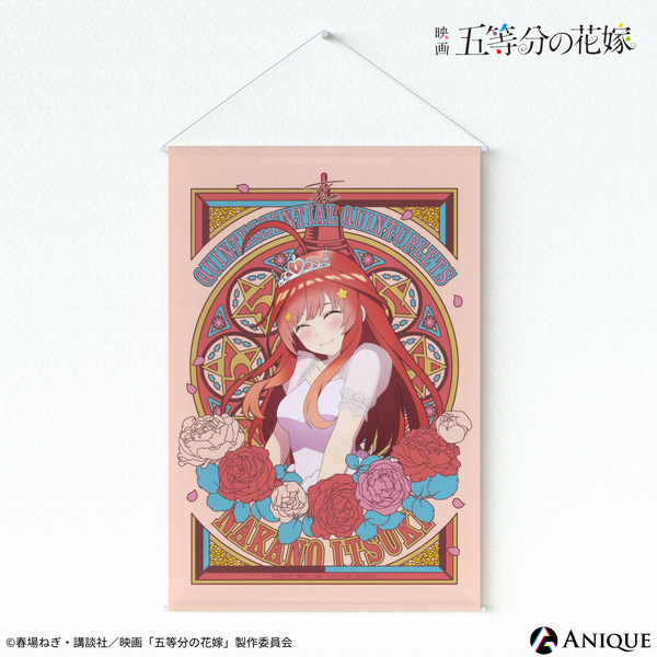 お花のタペストリー display 事務所のディスプレイに