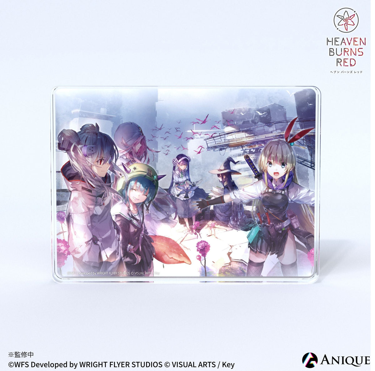 ヘブンバーンズレッド　第31X部隊ビジュアル　A3クリアポスター・額装 ヘブンバーンズレッド 複製原画【シリアルナンバー入り】（第31A