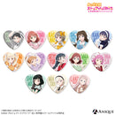 【追加受注】『ラブライブ！虹ヶ咲学園スクールアイドル同好会』描き下ろしイラスト【ニジガクレトロ】トレーディングハート型缶バッジ(全13種)