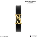 宜野座伸元 本革ロゴブレスレット