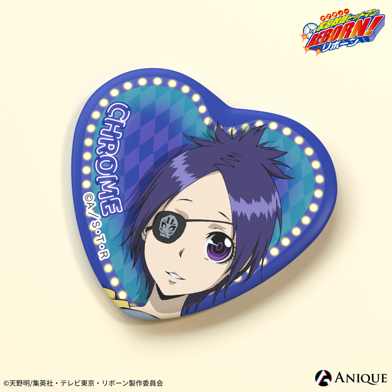 家庭教師ヒットマンREBORN! リボーン 雲雀恭弥 探偵 ハート缶バッジ 家庭教師ヒットマンREBORN! リボーン 雲雀恭弥 探偵 ハート缶バッジ