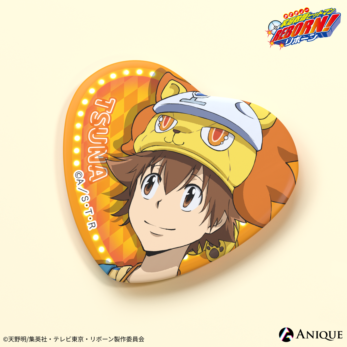 リボーン&綱吉 缶バッジ Anique Shop JAPAN